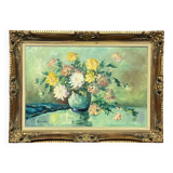 Still life with flowers signed.