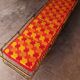 Orange sun lounger, deckchair, vintage 70's lafuma camping lounge chair
