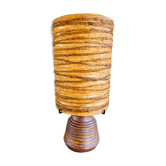 Vintage stoneware table lamp by Accolay, 70s