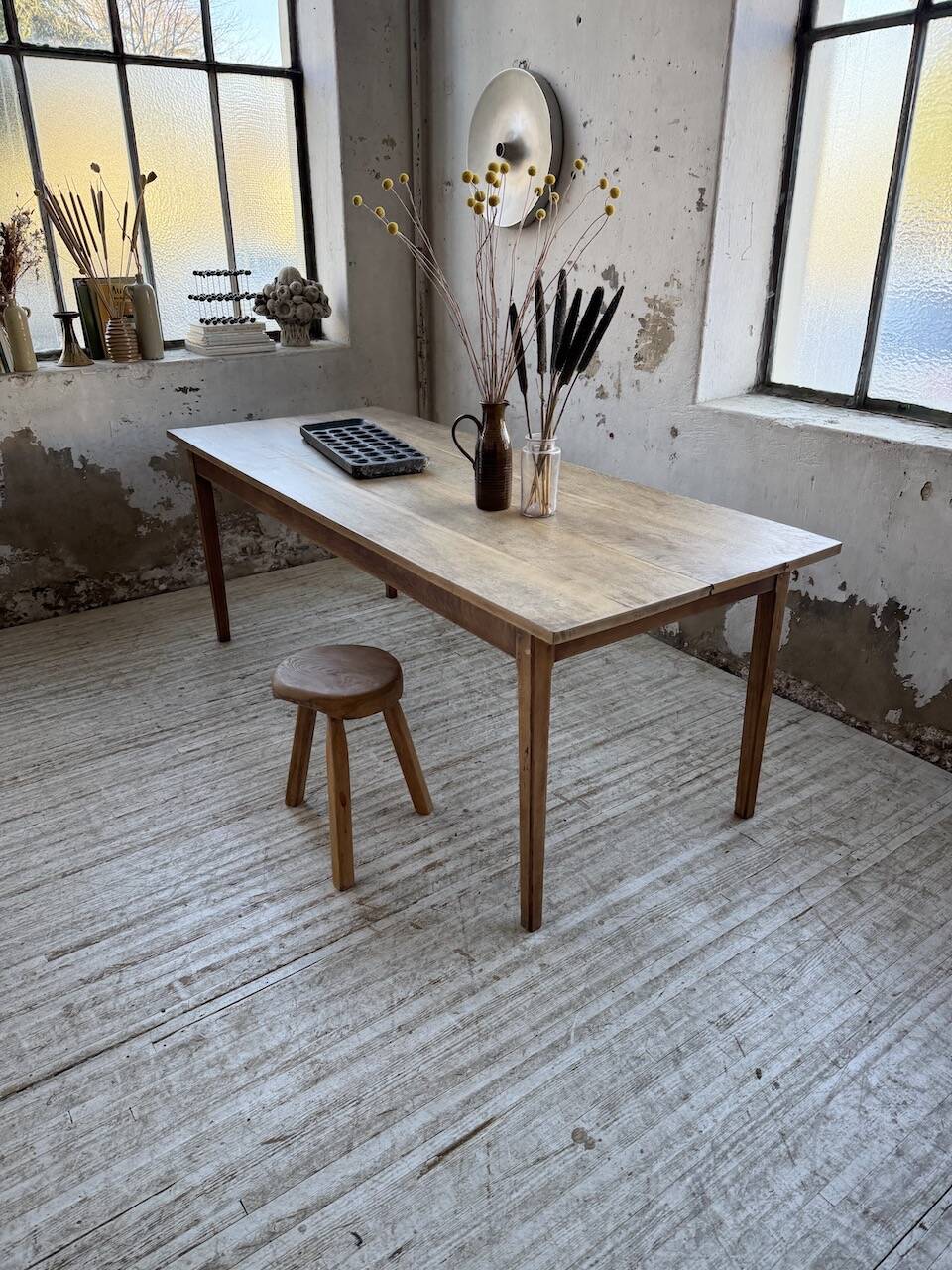 Oak farmhouse table 200cm