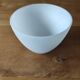 Small translucent white glass lampshade
