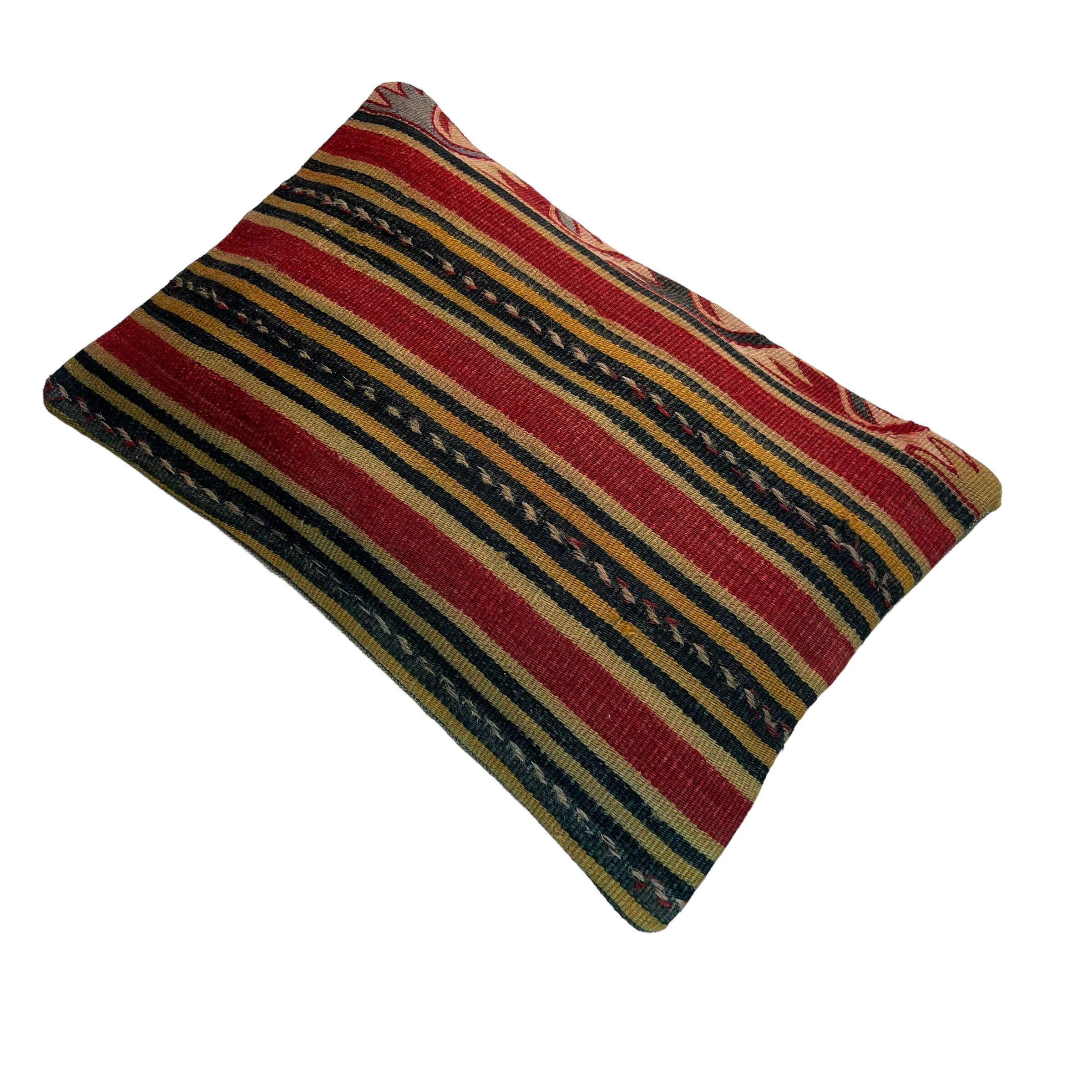 Vintage turkish kilim cushion cover, 30 x 50 cm