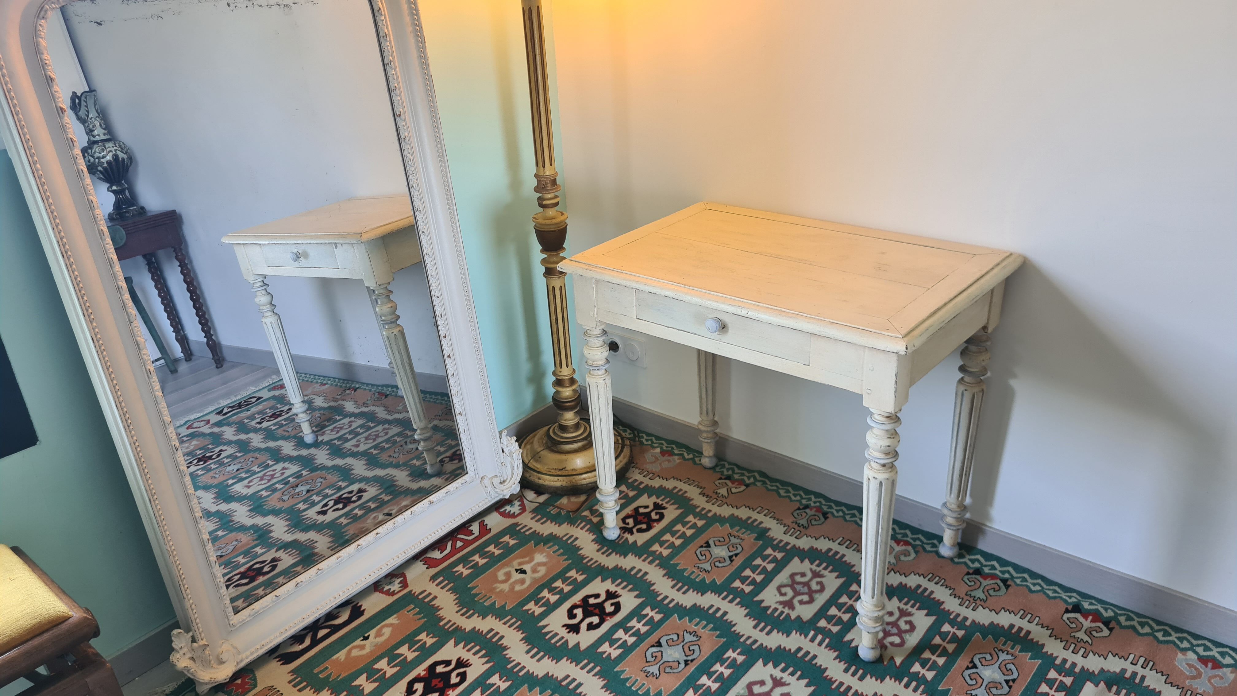 Bureau style Louis XVI shabby chic