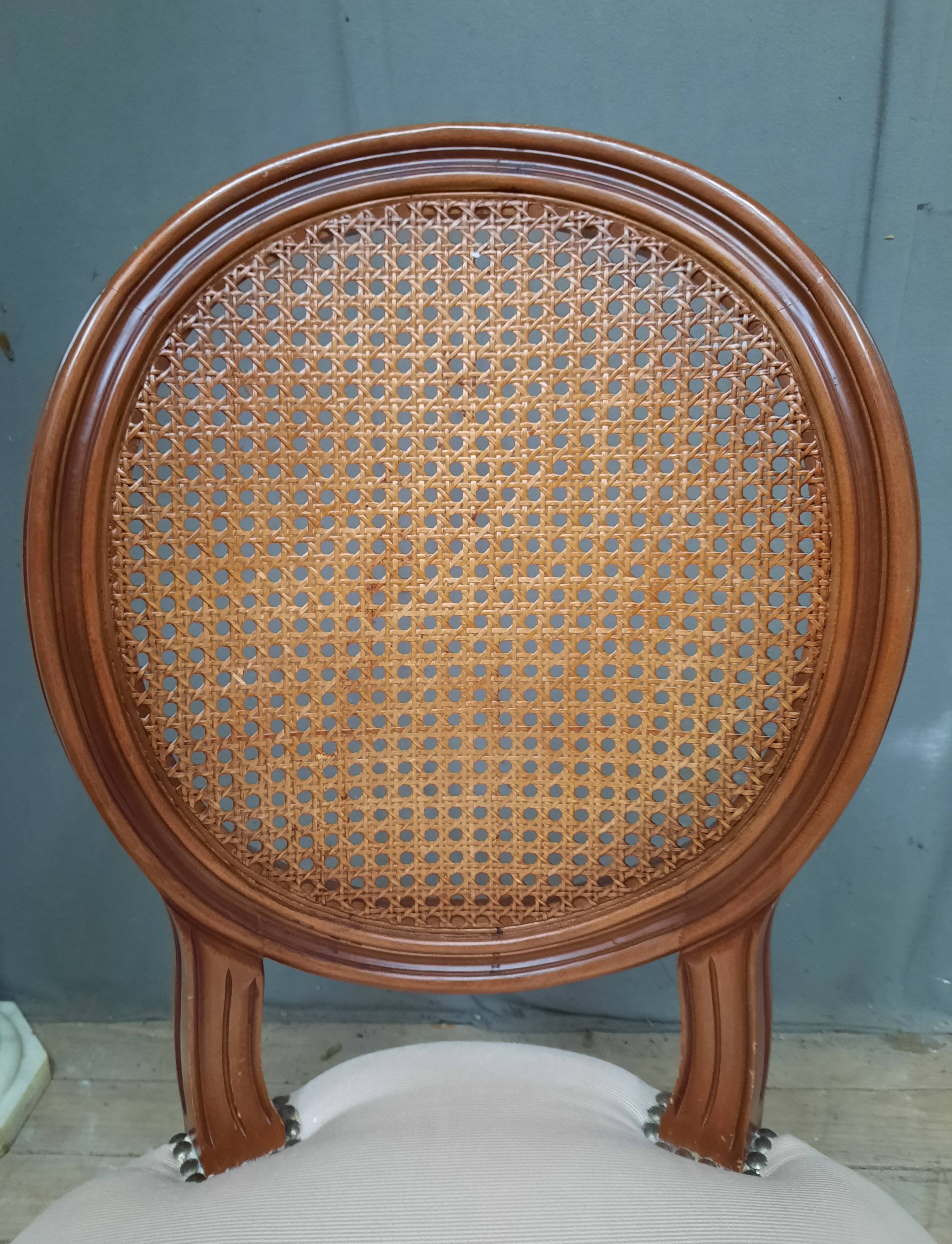 Set of 6 Louis XVI style chairs