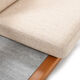 Danish teak 3-seater loungesofa / daybed by Jens-Juul Christensen