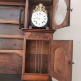 Bressan china cabinet with double clock