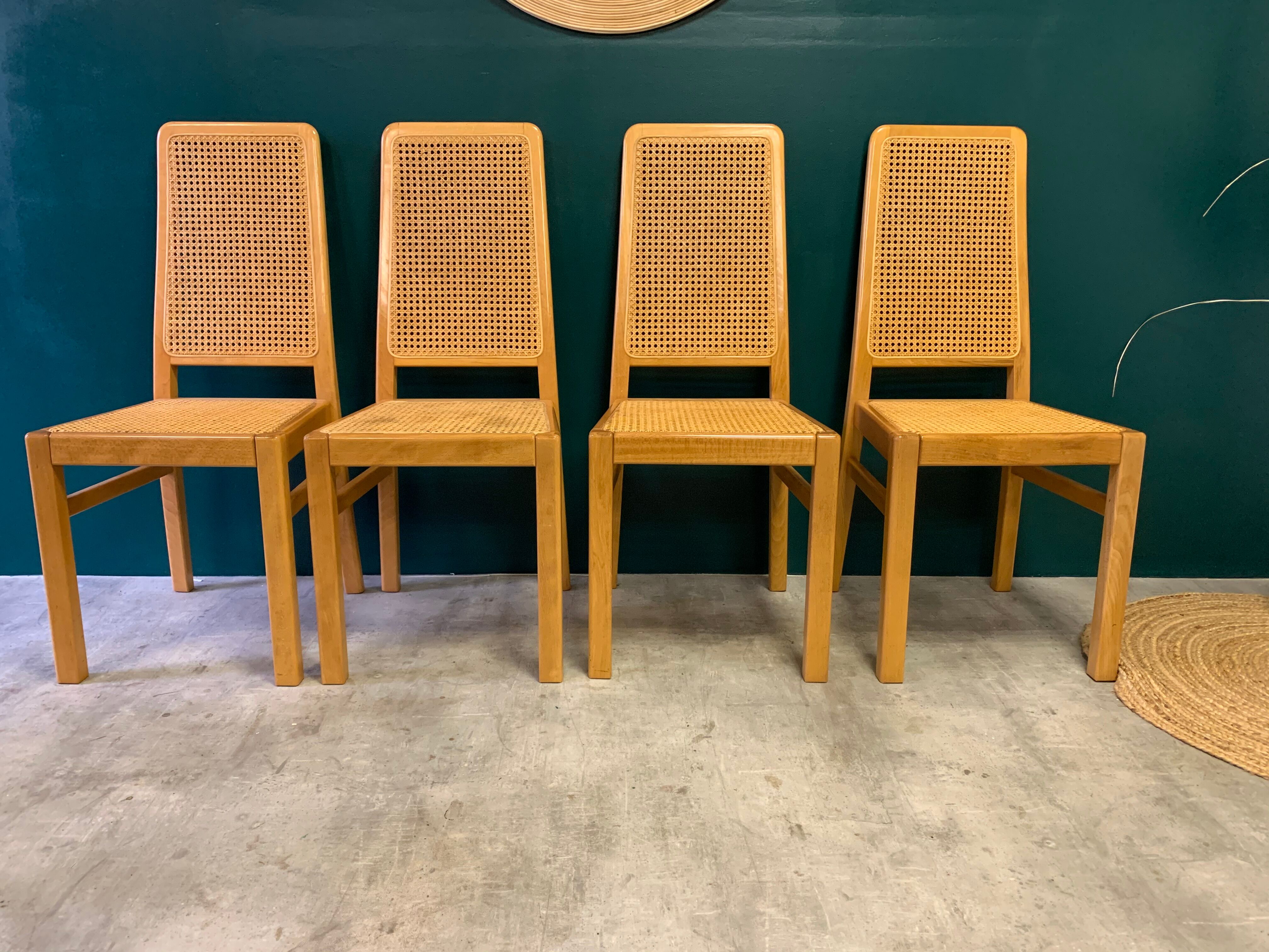 Series of 6 Nordic chairs