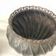 Planter cache pot napoleon III copper draped pleated brassware art 19 th