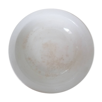 Hollow plate in Sarreguemines earthenware