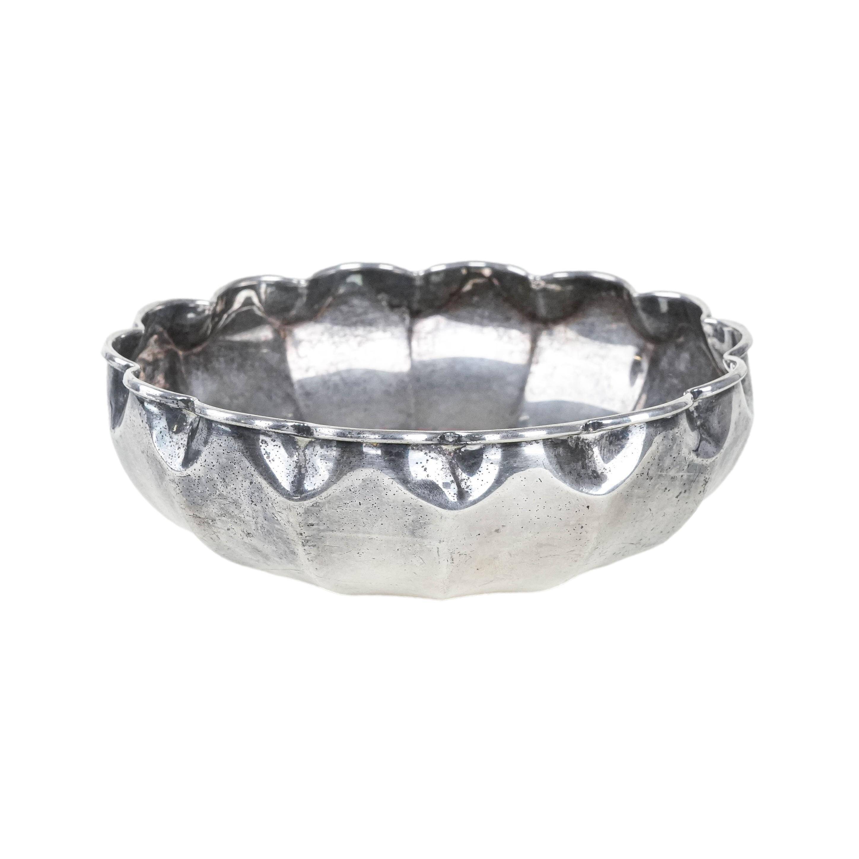 Metal bowl, Italian design, 1960s, made in Italy