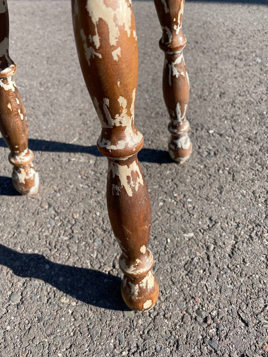 Wooden Tripod Farmhouse Stool