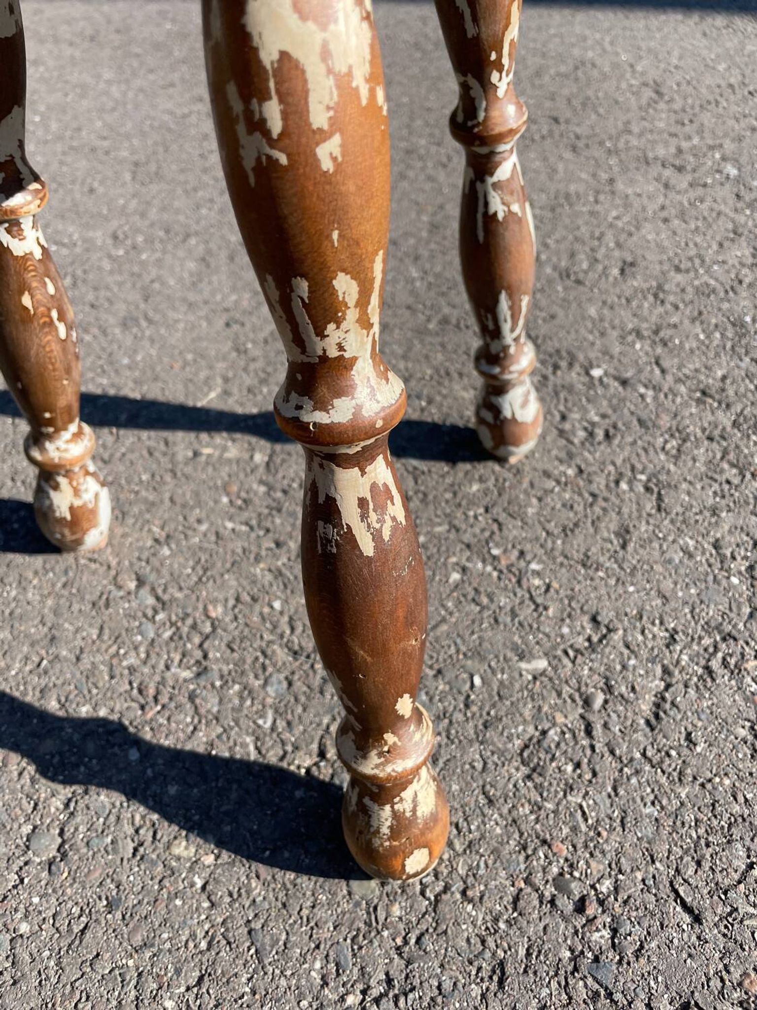 Wooden Tripod Farmhouse Stool