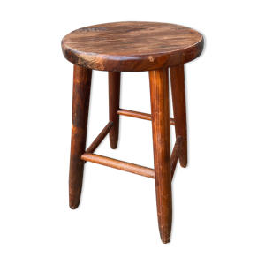 Tabouret de ferme rustique vintage