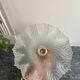 Vintage glass frilled/ruffled pendant