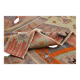 153x412Cm Soft Handmade Wool Vintage Kilim Rug,