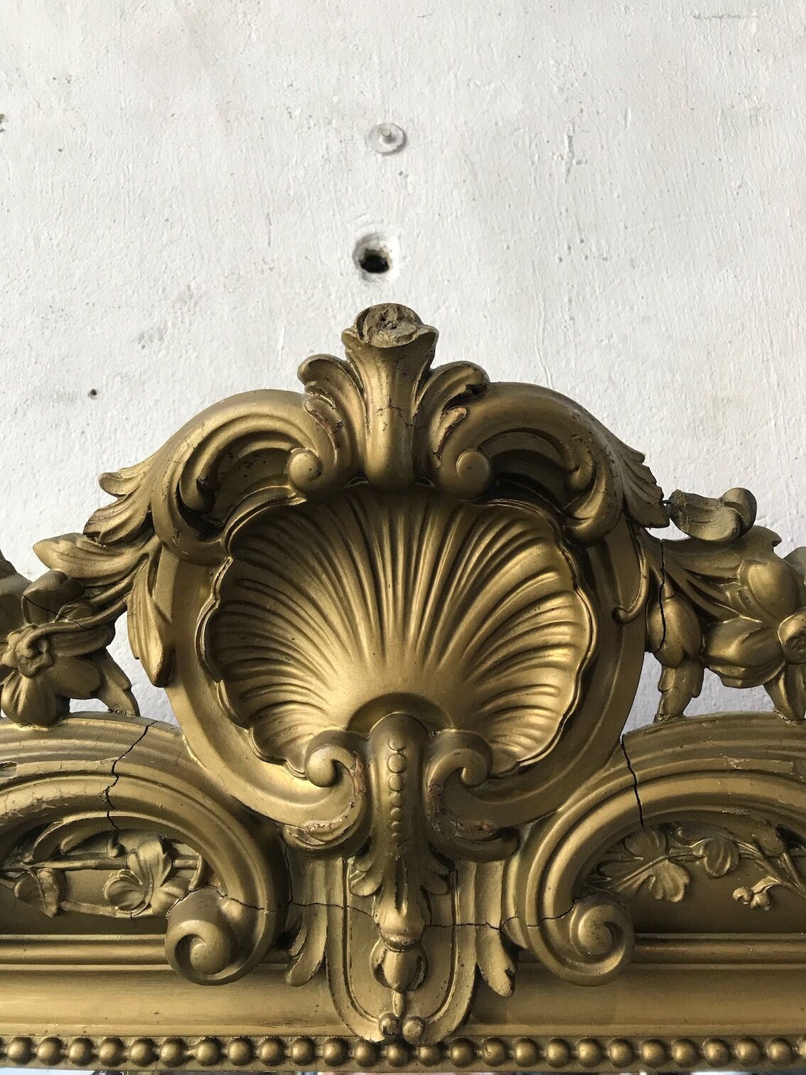 Mirror Louis Philippe flowery 141x180cm