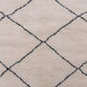 Classic diamond-pattern Berber rug 150x230