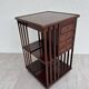 Mahogany rotating bookcase