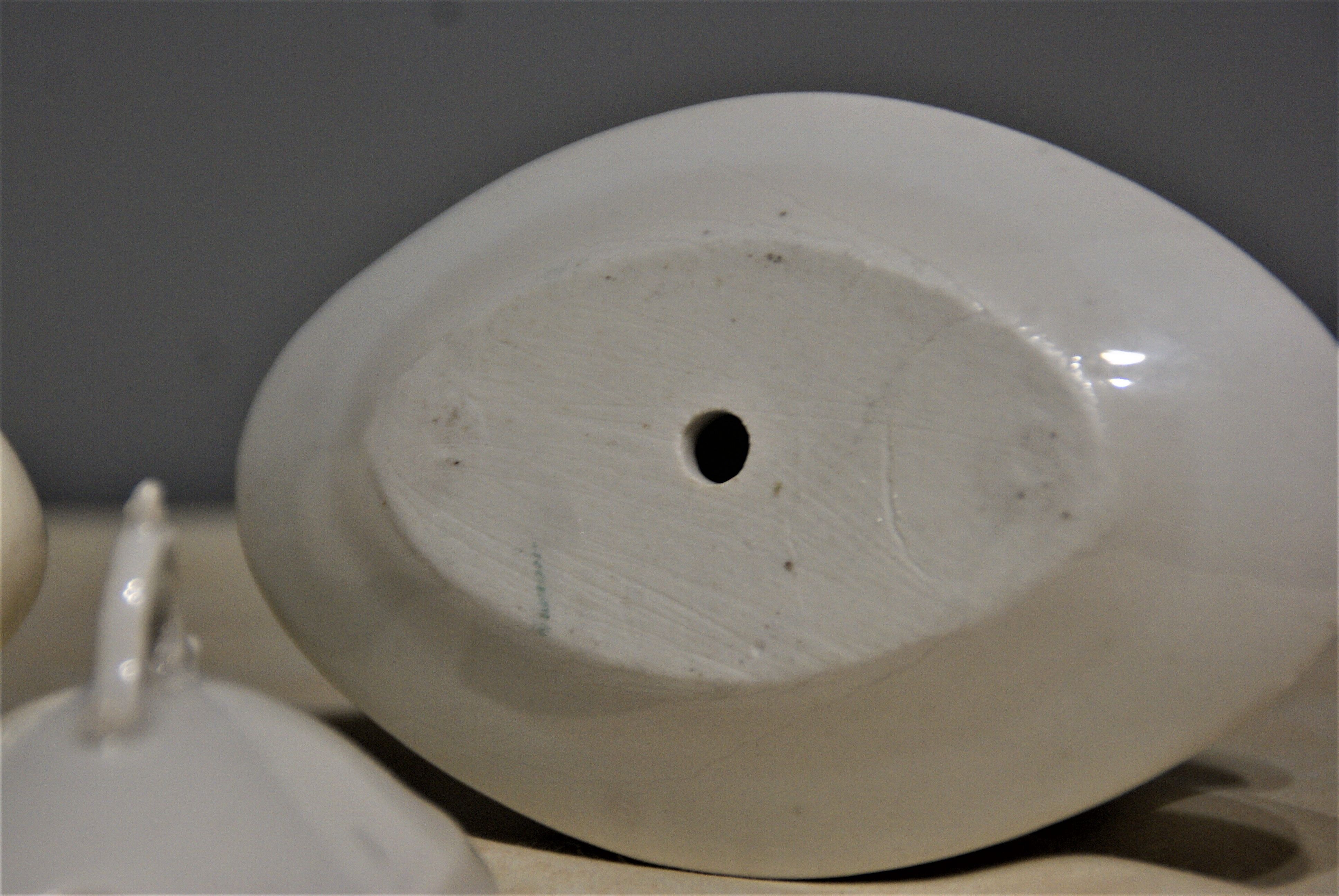 Two old mustard dishes