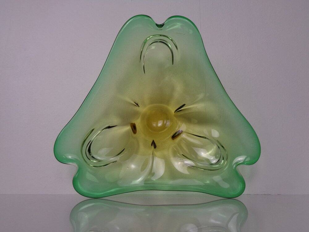 Large Italian bowl in Murano glass, 1960s