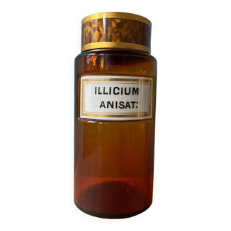 19th century pharmacy jar Illicium Anisat