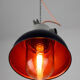 Dark purple industrial hanging light from TEP