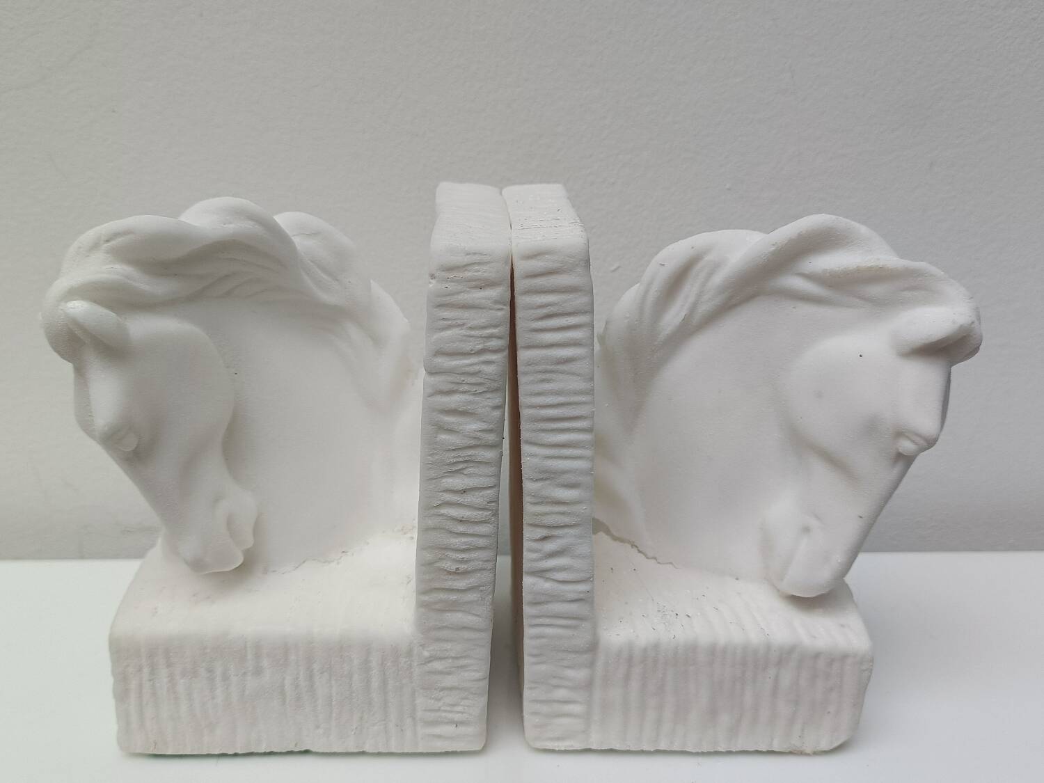Pair of horse head bookends