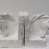Pair of horse head bookends