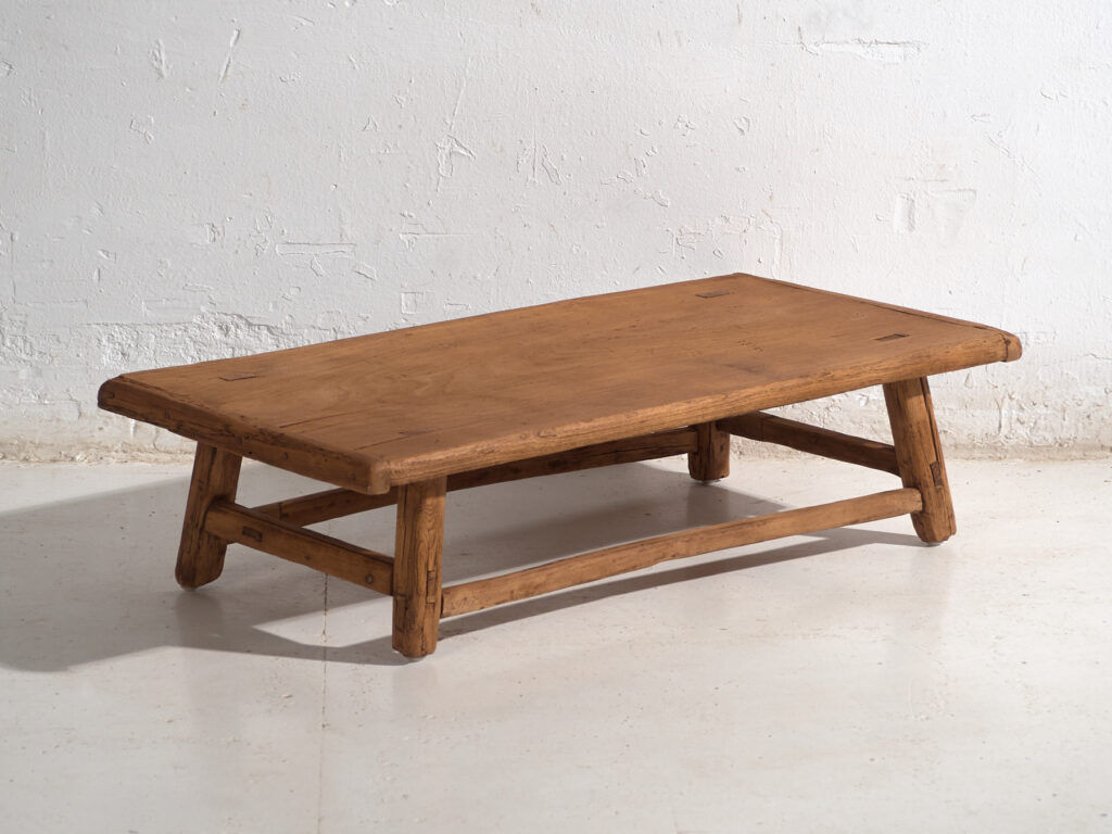 Antique pine coffee table – China, circa 1930