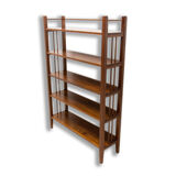 Larch wood bookcase, 1970´s, Czechoslovakia