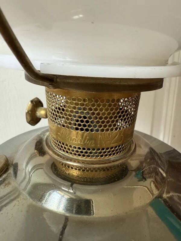 Lampe à huile électrique Art Nouveau, modèle Alladin 23, Angleterre