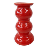 Bougeoir Chandelier Rouge En Céramique Vintage Schramberg Allemagne