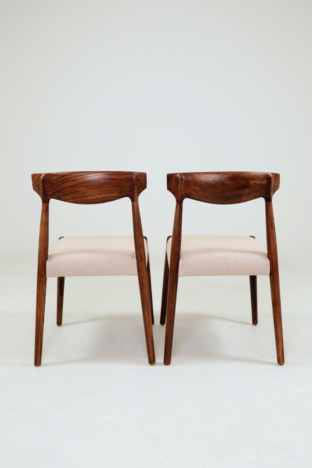 Modern Dining Chairs Japandi & Mid Century style | Solid Wood Ash 