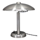 1930s Art Deco Nickel Mushroom Table Lamp Europe