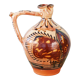 Glazed terracotta jug romania
