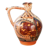 Cruche en terre cuite émaillée roumanie