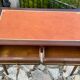 Flat desk in mahogany in the Louis XVI style.
