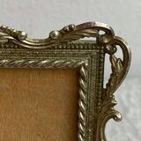 Italian gold metal frame on stand