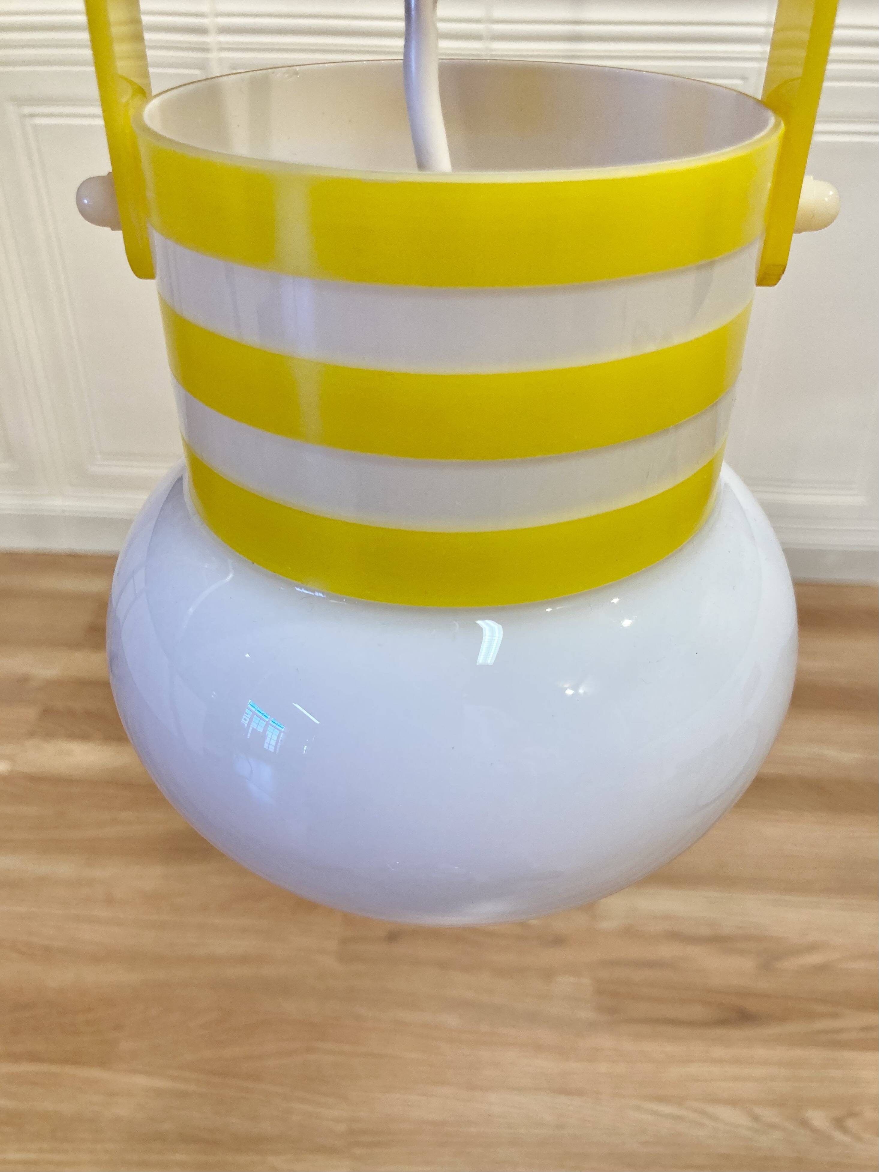 Suspension scandinave en verre, 1960