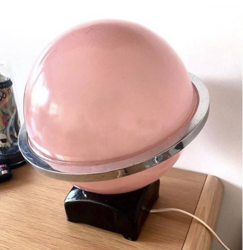 Davidsons Saturn vintage lamp 1950s antique design light fixture