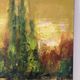 Reflets d’automne, huile sur toile signée 1974