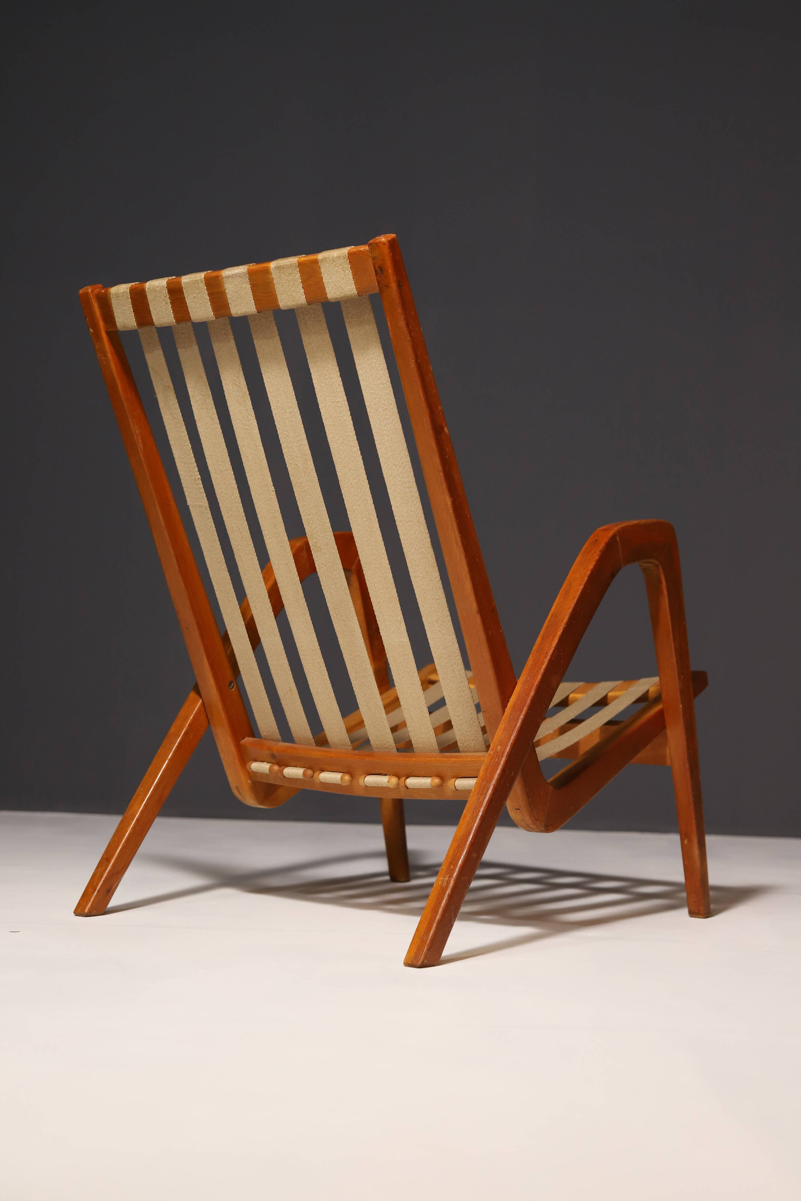 Pair of armchairs by Janěk Vaněk for Krásná Jizba, 1940´s, Czechoslovakia