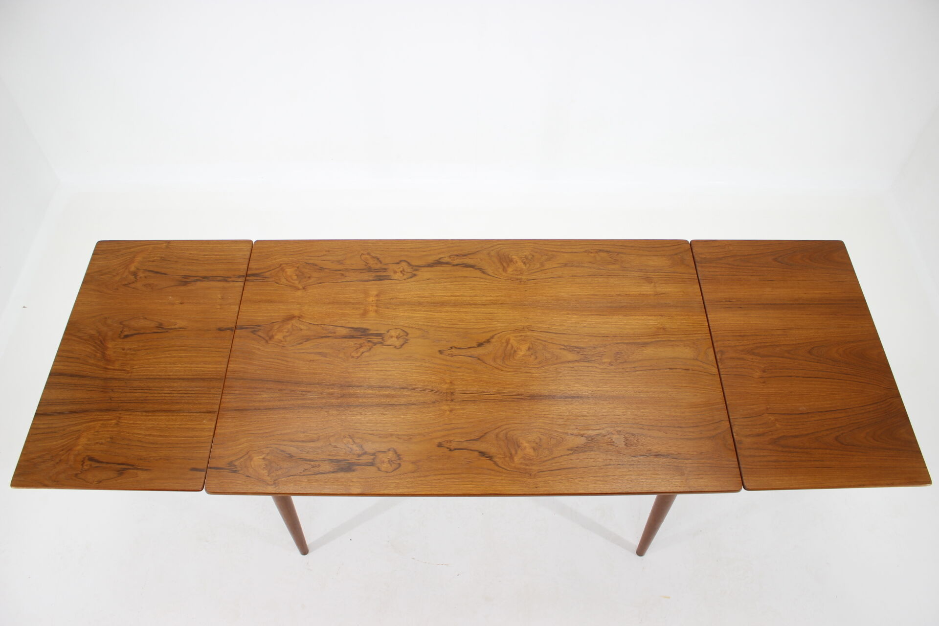 Omann Jun teak extendable dining table nr. 51, denmark, 1960