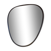 Miroir forme libre noir 30x33cm