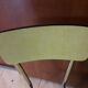 Paire de chaises en formica jaune  vintage