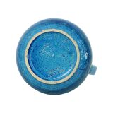 Aldo Londi Bitossi Vase Oreille Vase Cruche Rimini Bleu Poterie Italie Années 60