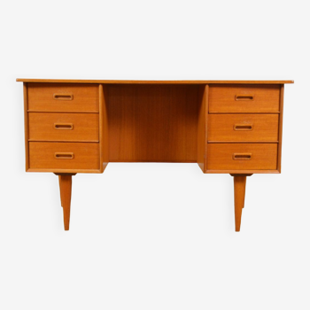 Teak desk scandinavian work 1960