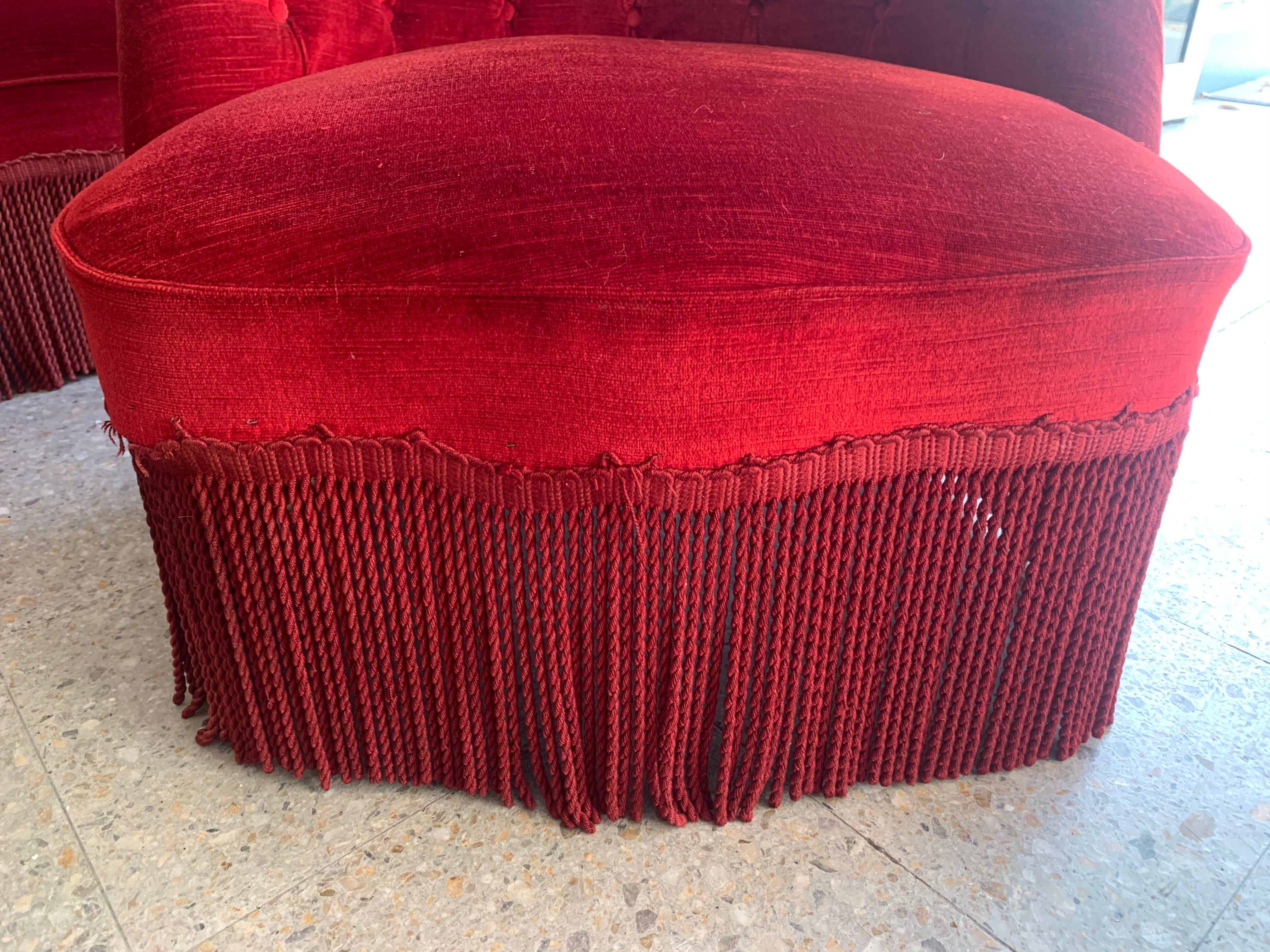 Sofa set and 2 toad armchairs