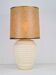Lampe de table en plâtre ribbé vintage, années 1970