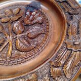 Vintage carved decorative plate